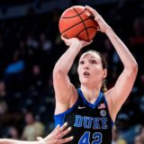 Mia Heide wechselt für die Saison 2024/25 zum Damen-Basketball-Erstligisten BC Pharmaserv Marburg. Foto: Nat LeDonne / Duke Athletics