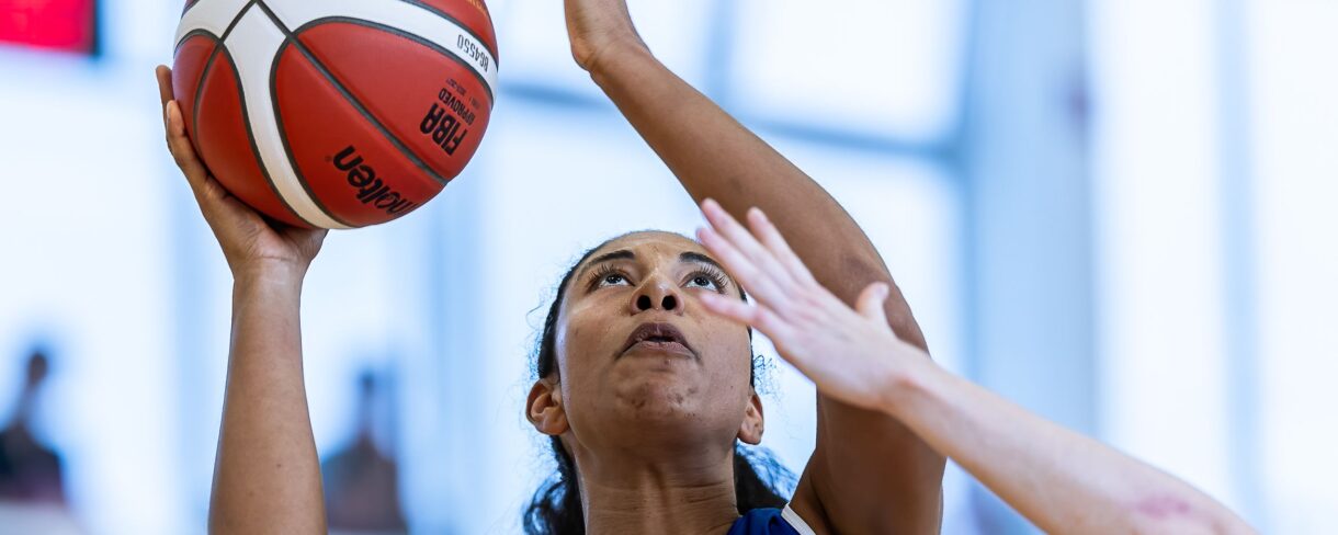 Lia Kentzler erzielte für das Pharmaserv-Team in Nördlingen 9 Punkte. Foto: Stefan Tschersich